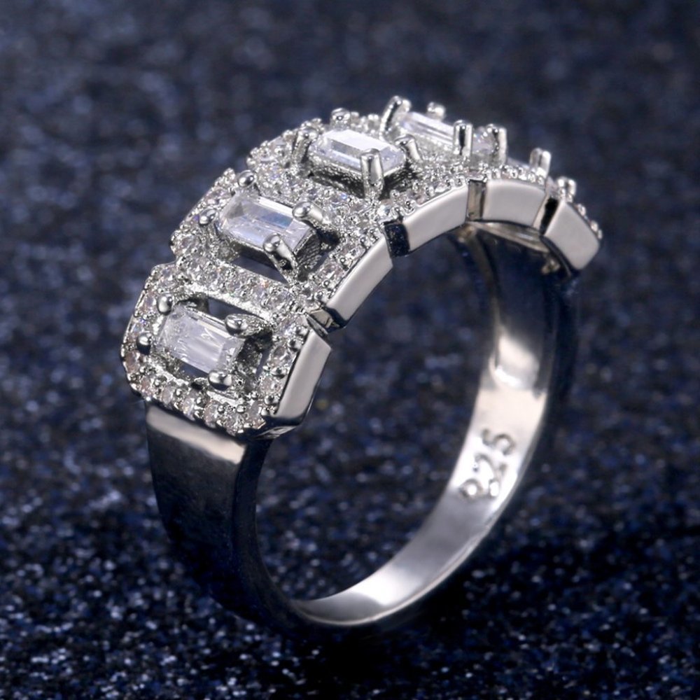 Luxury Designs High Quality Cz Diamond Ring For Women, Fb16fa1128